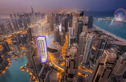 Apartment - Studio - 1 Bathroom for sale in Pelagos by IGO - Dubai Marina - Dubai