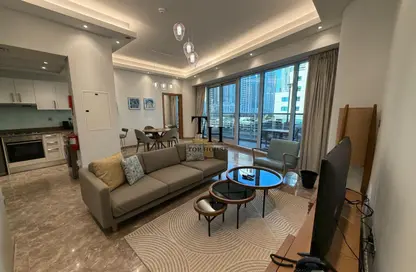 شقة - غرفة نوم - 2 حمامات للايجار في شقق أورا هاربور السكنية والفندقية - دبي مارينا - دبي