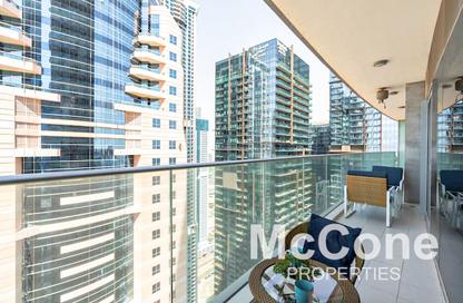 Apartment - 2 Bedrooms - 3 Bathrooms for rent in Damac Heights - Dubai Marina - Dubai