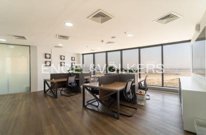 Office Space - Studio - 1 Bathroom for rent in I Rise Tower - Barsha Heights (Tecom) - Dubai