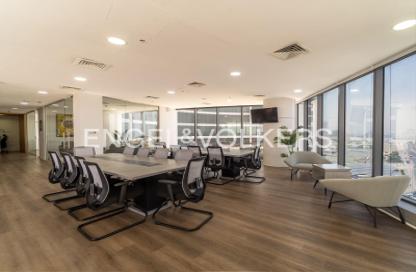 Office Space - Studio - 1 Bathroom for rent in I Rise Tower - Barsha Heights (Tecom) - Dubai