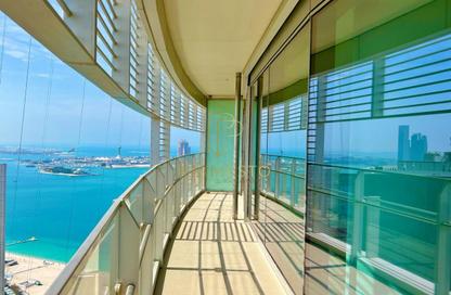 Apartment - 3 - 4 for rent in Landmark Tower - Corniche Road - Abu Dhabi