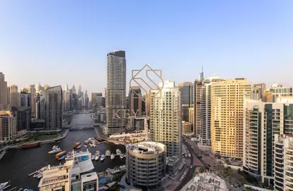 شقة - غرفة نوم - 2 حمامات للايجار في برج دي إي سي 2 - D.E.C.  أبراج - دبي مارينا - دبي