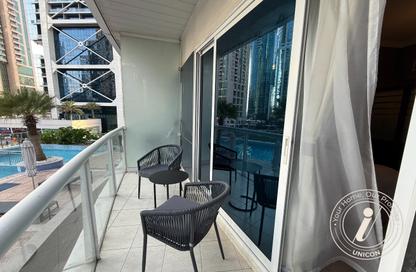Apartment - Studio - 1 Bathroom for rent in Lake Terrace - JLT Cluster D - Jumeirah Lake Towers - Dubai