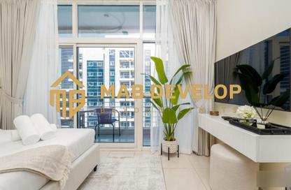 Apartment - Studio - 1 Bathroom for rent in Royal Residence 1 - Royal Residence - Dubai Sports City - Dubai