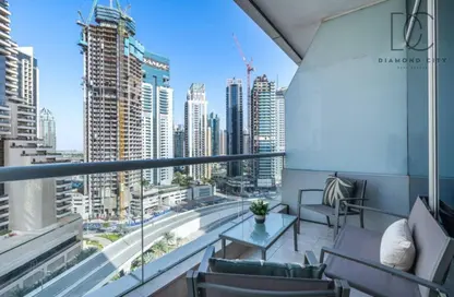 Apartment - Studio - 1 Bathroom for rent in Botanica Tower - Dubai Marina - Dubai