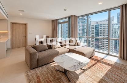 Apartment - 1 - 2 for rent in LIV Waterside - Dubai Marina - Dubai