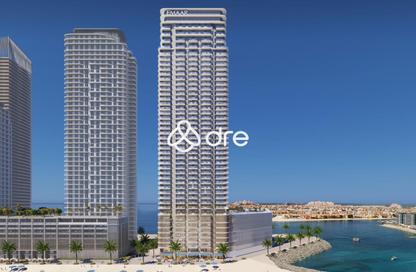 Apartment - 1 Bedroom - 1 Bathroom for sale in Beachgate by Address - EMAAR Beachfront - Dubai Harbour - Dubai