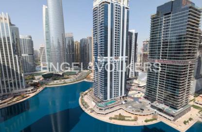 شقة - غرفة نوم - 2 حمامات للايجار في ليك سايد ريزيدنس - (JLT) مجمع A - أبراج بحيرات الجميرا - دبي