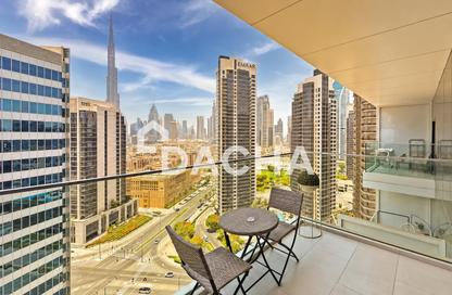 Apartment - Studio - 1 Bathroom for rent in Marquise Square Tower - Business Bay - Dubai