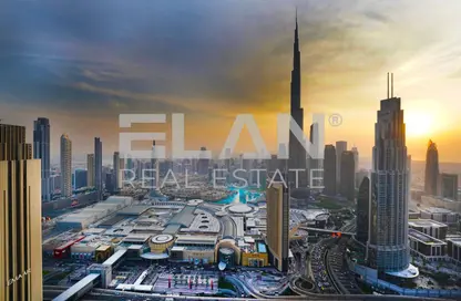 Apartment - 3 Bedrooms - 4 Bathrooms for rent in Downtown Views II Tower 1 - Downtown Views II - Zabeel 2 - Zabeel - Dubai