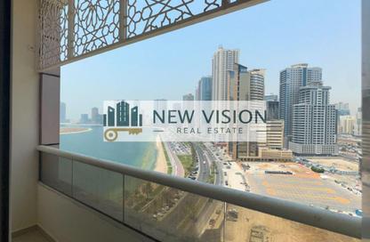 Apartment - 1 Bedroom - 2 Bathrooms for rent in Faradis Tower - Al Mamzar - Sharjah - Sharjah