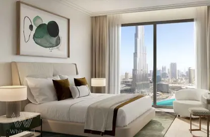 شقة - غرفة نوم - 1 حمام للبيع في سانت ريجيس ريزيدنس - برج خليفة - وسط مدينة دبي - دبي