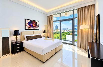 Apartment - 1 - 2 for rent in Golf Veduta B - Golf Veduta - Golf Town - Damac Hills - Dubai