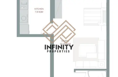 شقة - 1 حمام للبيع في قرية الاميرة - الياسمين - عجمان