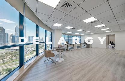 Office Space - Studio - 1 Bathroom for rent in Jumeirah Bay Towers - JLT Cluster X - Jumeirah Lake Towers - Dubai