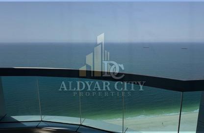 Apartment - 2 Bedrooms - 4 Bathrooms for rent in Corniche Tower - Ajman Corniche Road - Ajman