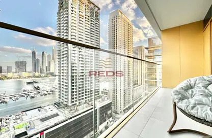 شقة - غرفة نوم - 2 حمامات للبيع في جراند بلو تاور 2 - إعمار بيتشفرونت - دبي هاربور - دبي