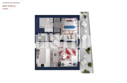 Apartment - 1 Bedroom - 2 Bathrooms for sale in Rosso Bay Residence - Al Marjan Island - Ras Al Khaimah Apartment - 1 Bedroom - 2 Bathrooms for sale in Rosso Bay Residence - Al Marjan Island - Ras Al Khaimah