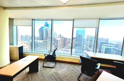 Office Space - Studio - 1 Bathroom for rent in The Prime Tower - Business Bay - Dubai