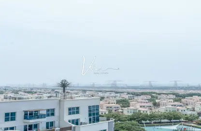 شقة - غرفة نوم - 2 حمامات للايجار في برج العافية الهادئ من WELLCUBE - مثلث قرية جميرا - دبي