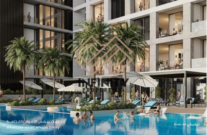 Apartment - Studio - 1 Bathroom for sale in Mawjan Tower - Ajman Corniche Road - Ajman