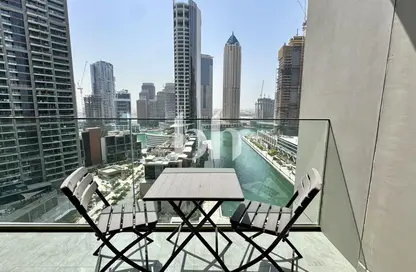 Apartment - Studio - 1 Bathroom for rent in Peninsula One - Peninsula - Business Bay - Dubai