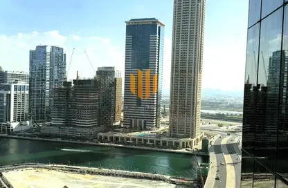 مكتب - 1 حمام للايجار في برج بارك لين - الخليج التجاري - دبي