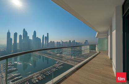 شقة - 2 غرف نوم - 2 حمامات للايجار في برج Marina Vista 2 - مارينا فيستا - إعمار بيتشفرونت - دبي هاربور - دبي