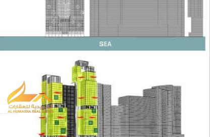Apartment - 1 Bedroom - 2 Bathrooms for sale in Mawjan Tower - Ajman Corniche Road - Ajman