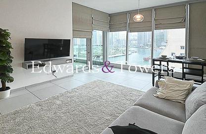 Apartment - 1 Bedroom - 2 Bathrooms for rent in Panoramic Tower - Dubai Marina - Dubai