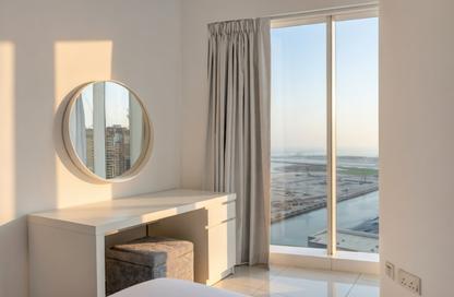 Apartment - 2 - 2 for rent in Damac Heights - Dubai Marina - Dubai
