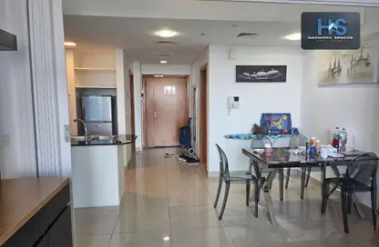 شقة - غرفة نوم - 2 حمامات للايجار في أوشن هايتس - دبي مارينا - دبي