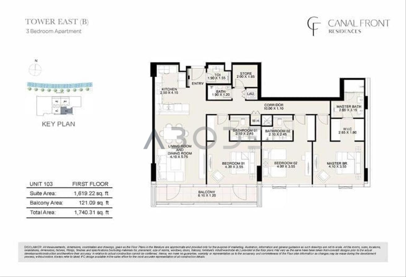Furnished 3BR Canal View Canal Front Residences photo 29