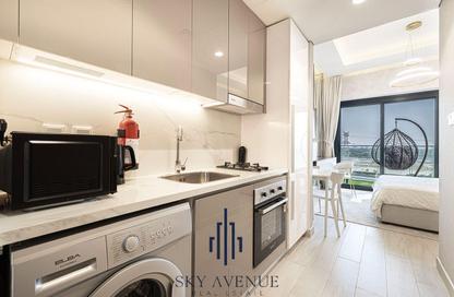 Apartment - Studio - 1 Bathroom for rent in Azizi Riviera 46 - Azizi Riviera - Meydan One - Meydan - Dubai
