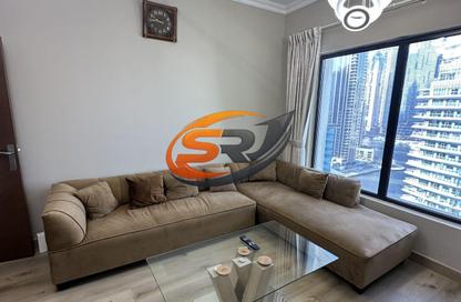 Apartment - 1 Bedroom - 2 Bathrooms for rent in Time Place Tower - Dubai Marina - Dubai