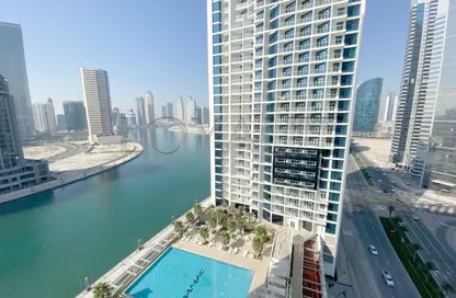 Apartment - 1 Bathroom for rent in Damac Maison Prive B - Damac Maison Prive - Business Bay - Dubai