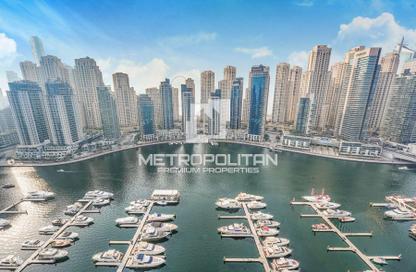 Apartment - 3 Bedrooms - 4 Bathrooms for rent in Vida Residences Dubai Marina - Dubai Marina - Dubai