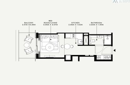 Apartment - Studio - 1 Bathroom for sale in Azizi Venice 15 - Azizi Venice - Dubai South (Dubai World Central) - Dubai Apartment - Studio - 1 Bathroom for sale in Azizi Venice 15 - Azizi Venice - Dubai South (Dubai World Central) - Dubai