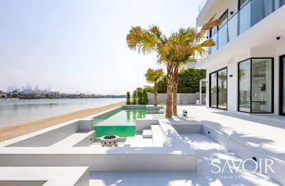 Villa - 5 Bedrooms - 6 Bathrooms for rent in Garden Homes Frond F - Garden Homes - Palm Jumeirah - Dubai