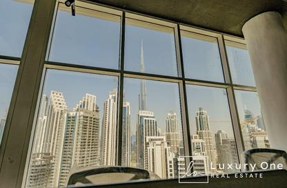 مكتب - استوديو - 1 حمام للايجار في برج كلوفر - الخليج التجاري - دبي
