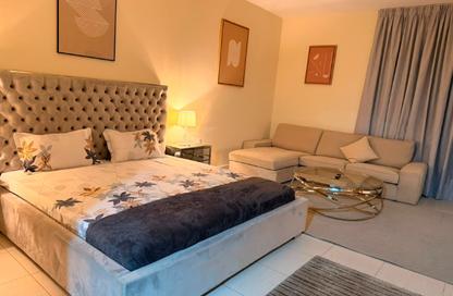 Apartment - Studio - 1 for rent in Corniche Tower - Ajman Corniche Road - Ajman