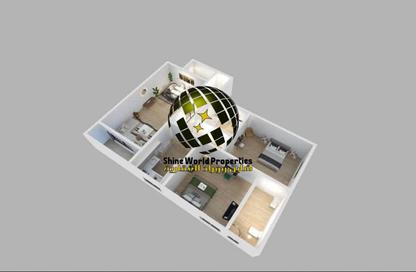 Apartment - 2 Bedrooms - 2 Bathrooms for sale in Al Amira Village - Al Yasmeen - Ajman