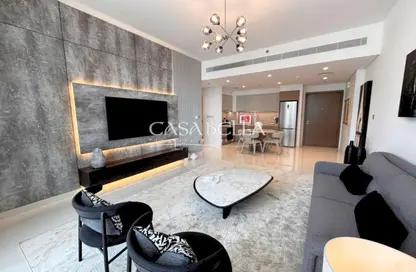 Apartment - 1 Bedroom - 1 Bathroom for rent in Beach Isle Tower 2 - Beach Isle - EMAAR Beachfront - Dubai Harbour - Dubai