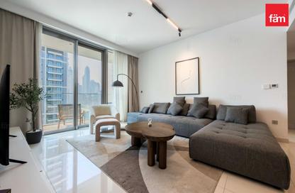 Apartment - 1 - 1 for rent in Beach Isle Tower 2 - Beach Isle - Emaar Beachfront - Dubai Harbour - Dubai
