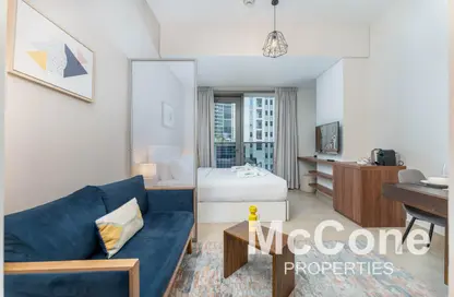 Apartment - Studio - 1 Bathroom for rent in Sparkle Tower 3 - Sparkle Towers - Dubai Marina - Dubai