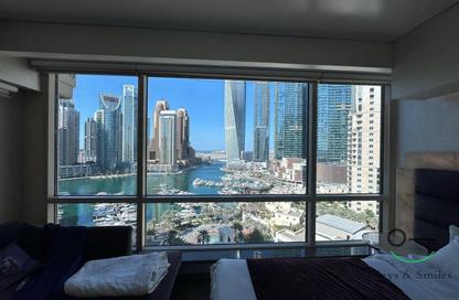 Apartment - 2 - 2 for rent in Al Mesk Tower - Dubai Marina Towers - Dubai Marina - Dubai