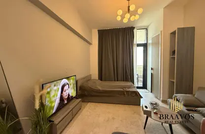 Apartment - 1 Bathroom for rent in The V Tower - Dubai Land Residence Complex - Dubai