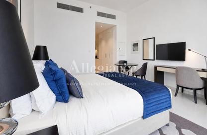 Apartment - Studio - 1 for rent in Golf Promenade 2B - Golf Promenade 2 - Golf Town - Damac Hills - Dubai
