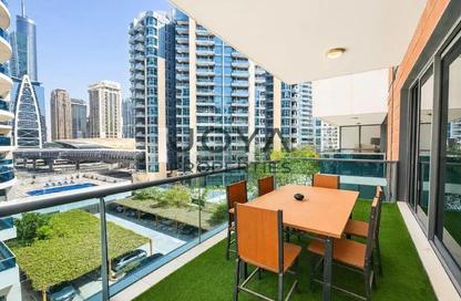 Apartment - 1 - 1 for rent in Azure - Dubai Marina - Dubai